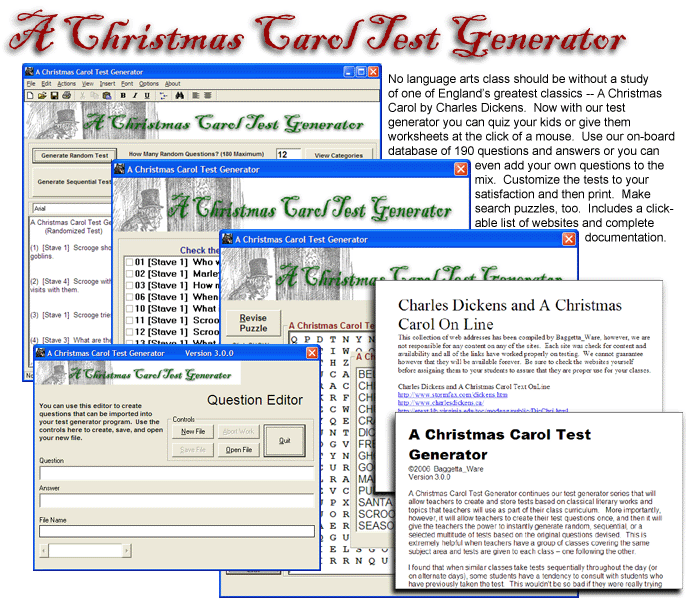 Christmas carol multiple choice questions image